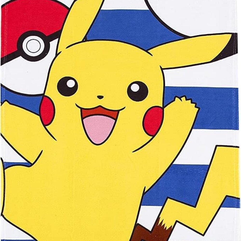 Pokémon Pikachu Towel Pokeball Towel - Brand New